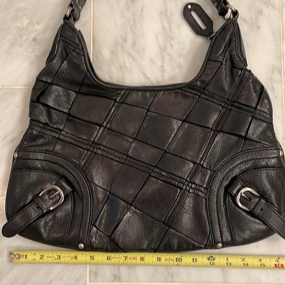 Elliott Lucca Black Leather Handbag - Picture 7 of 8